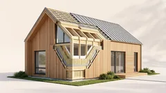 Dům postavený za 3 týdny: rychleji než u rámové konstrukce, teplejší než u dřevěného domu, lepší stěny